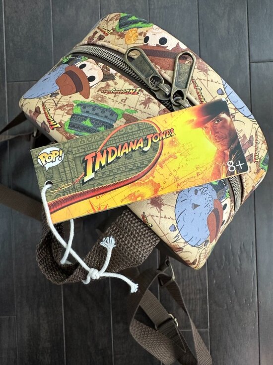 Indiana Jones Funko Pop Adventure Map Print Mini Backpack *NWT* main image 5